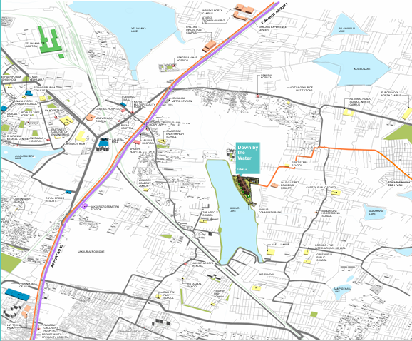 Location Plan of Total Environment Homes - Down by the water